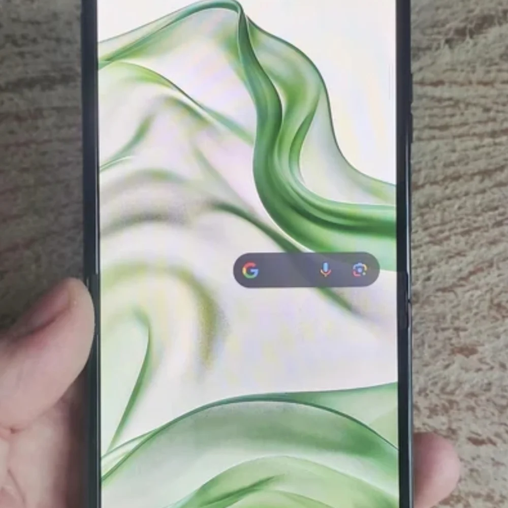 Motorola Black and Green Flip Phone